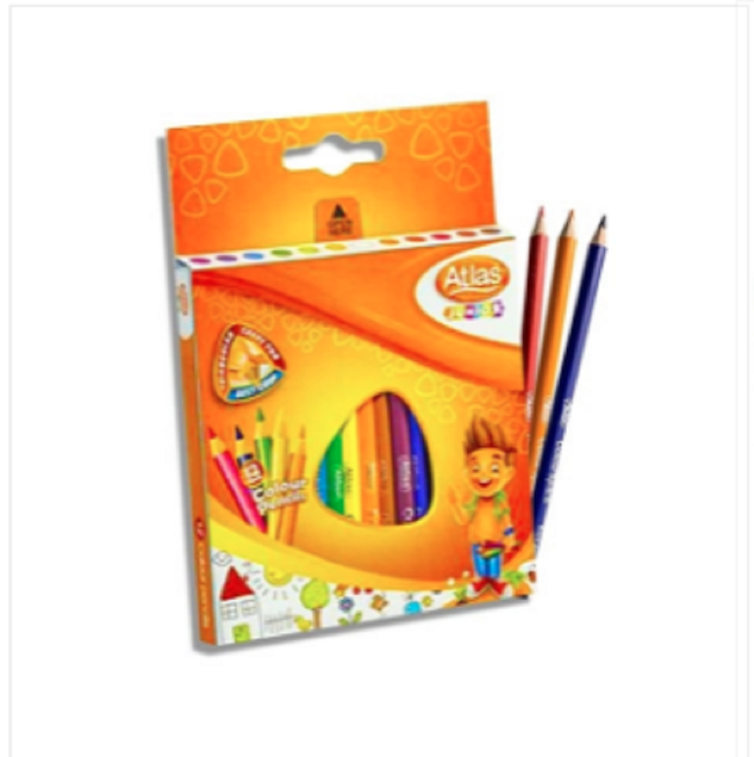 Atlas Junior Half Color Pencil 12 Color