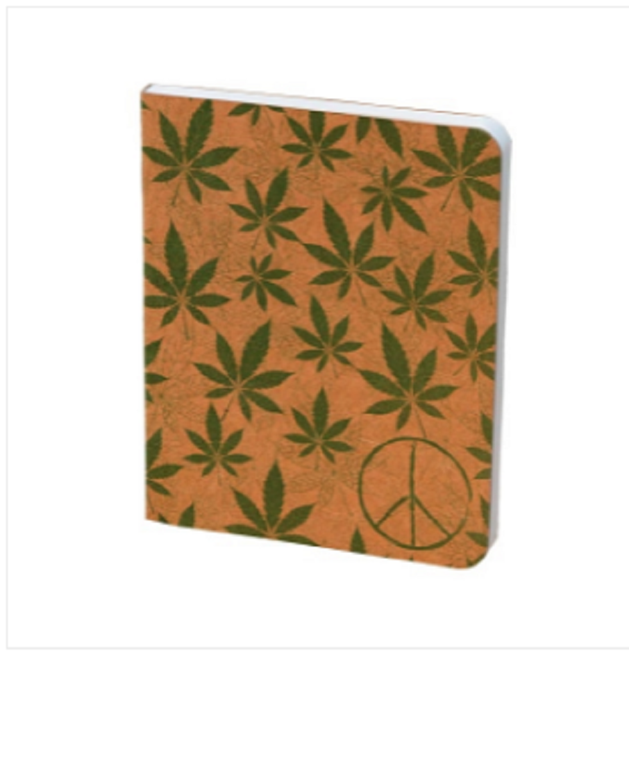 Cannabis Series Brown Cover Notebook