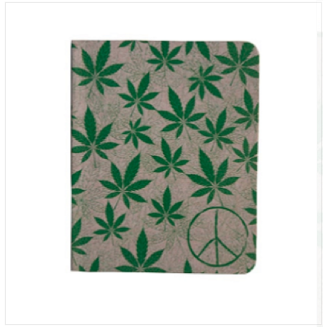 Cannabis Series Green Leaf Notebook
