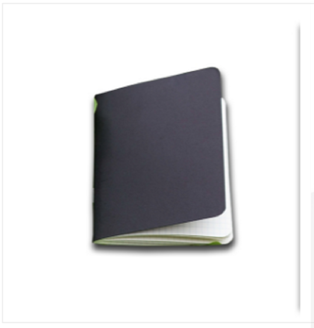 Everyday Graphic Dot-Graph Texture Black Notebook