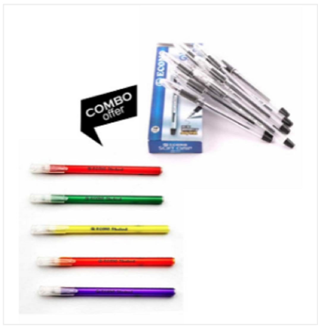 Econo Soft Grip Pen And Econo Student Pen