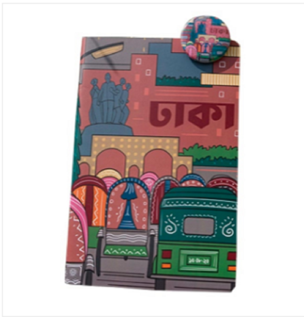 Dhaka Notebook With Badge