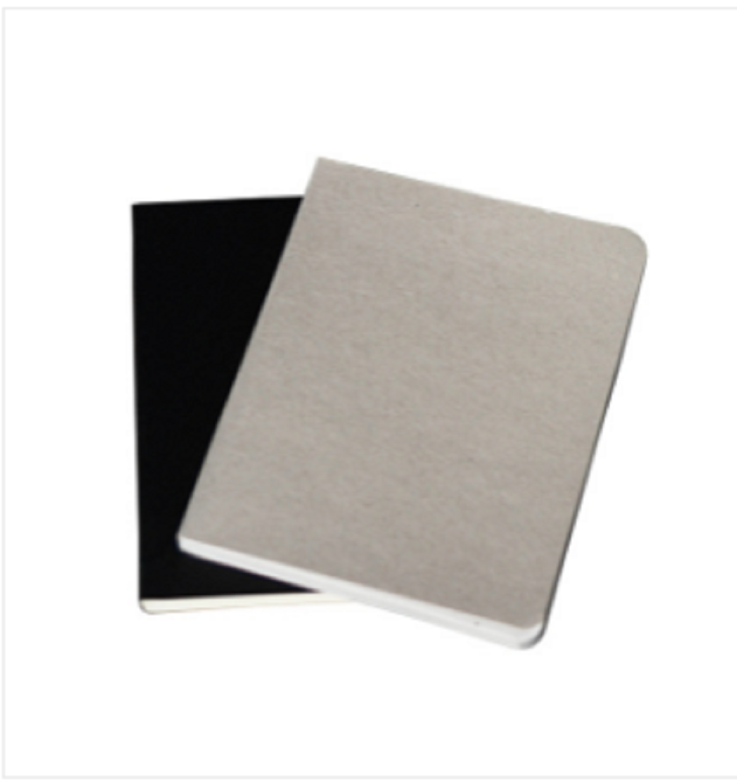 Pocket Series Black & Gray Notebook 2-Pack