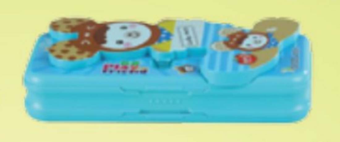 Good Luck Pencil Box - Micky - Blue