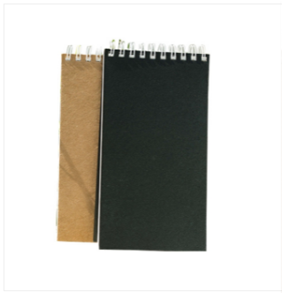 Studio Series Spiral Bound Kraft & Black Notebook 2-Pack