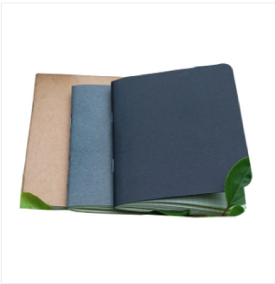 Everyday Graphic Dot-Graph Texture Ash Grid-Graph Texture Black & Portrait Notebook 3-Pack