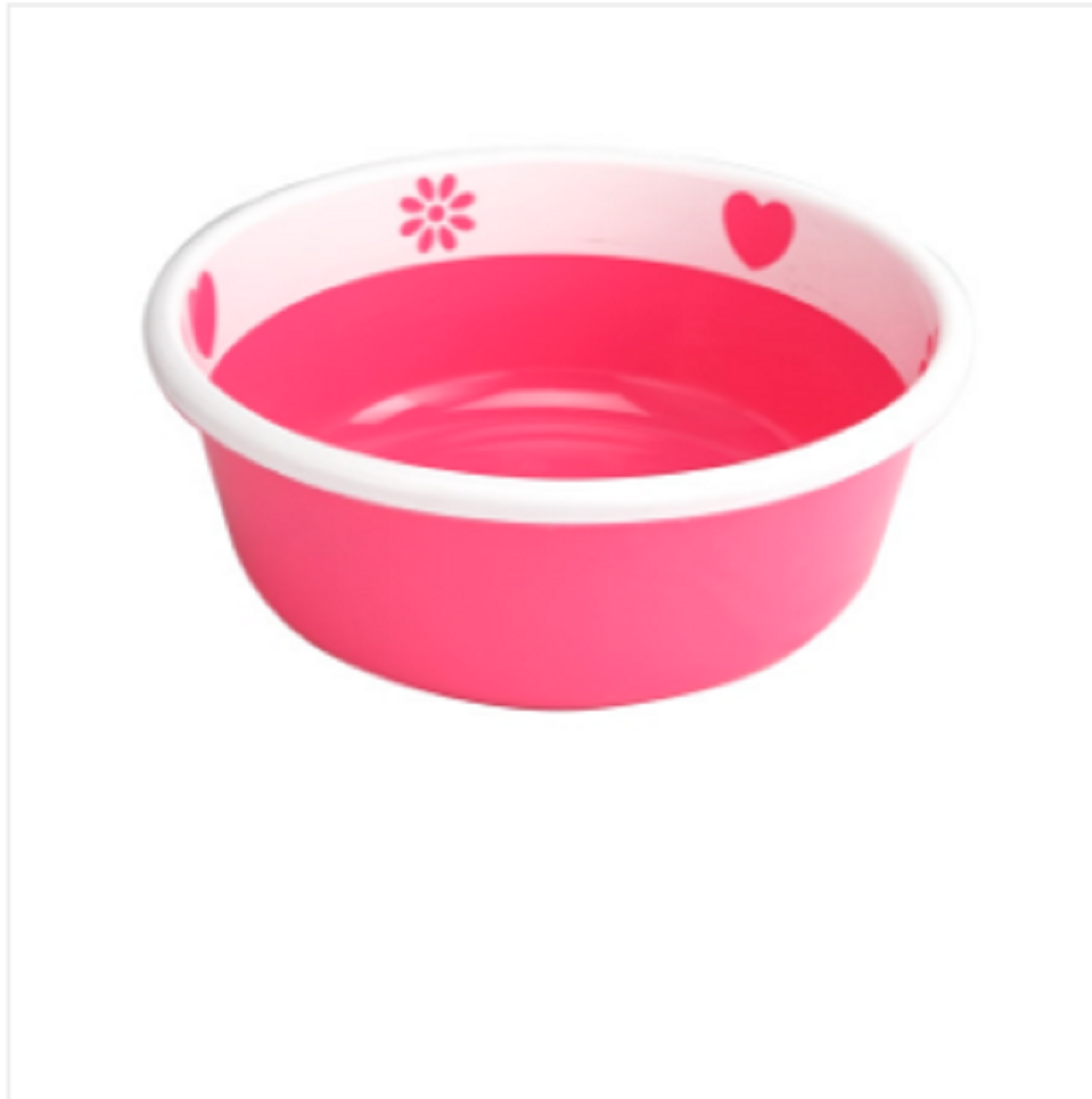 Two Color Flower Bowl 3L Pink