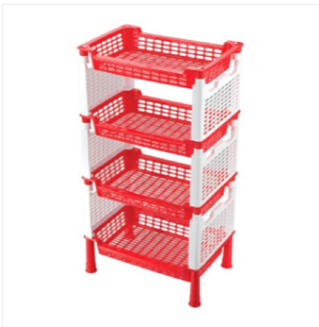 Two Color 4 Step Beauty Rack