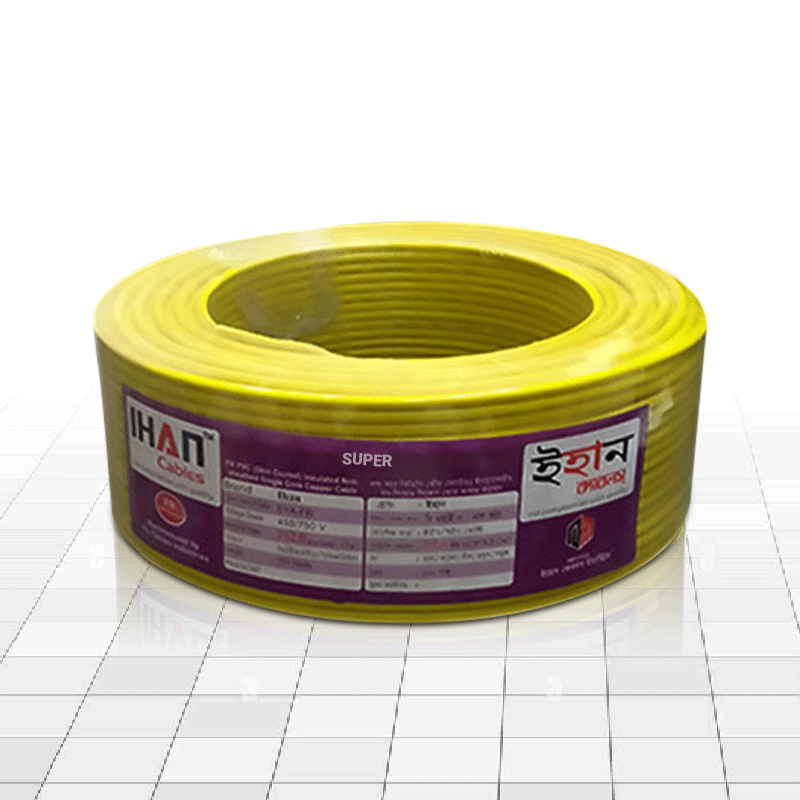 Ihan 1x1.3rm (Yellow) Electric Cable Super (ABYC-14112)