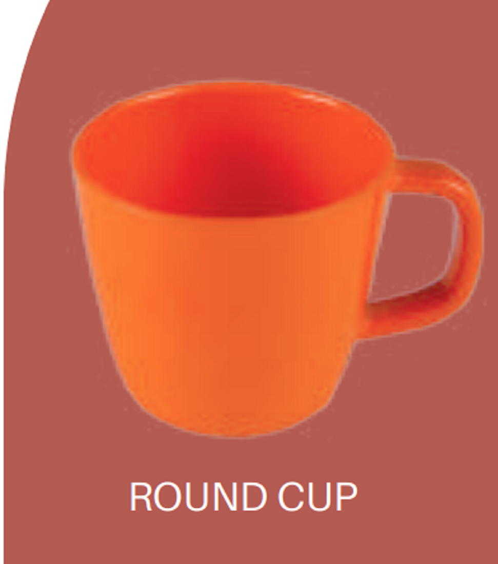 3" Round Cup- Red  brand Italiano