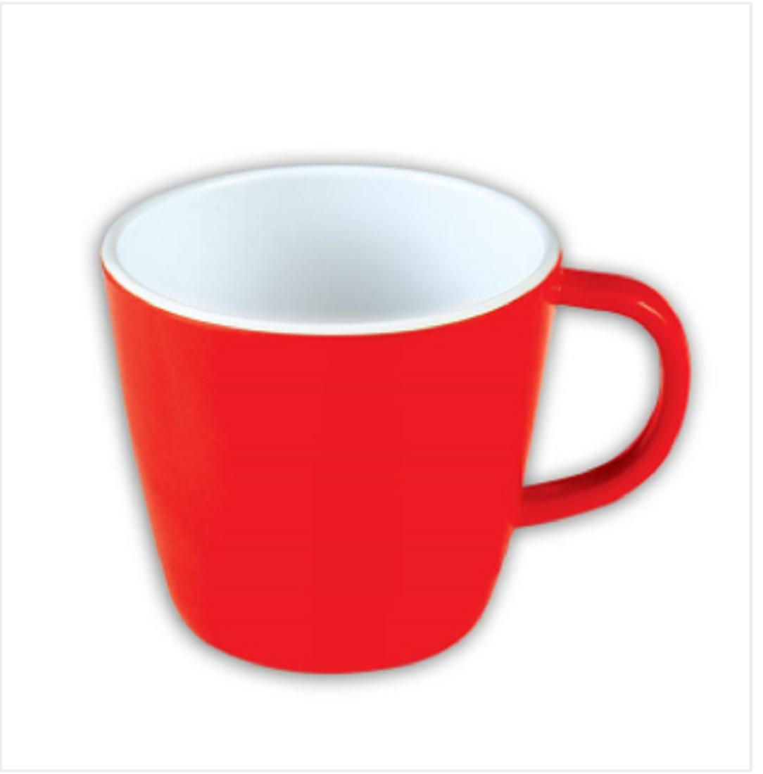 3" Double Color Cup Red White Brand: Italiano