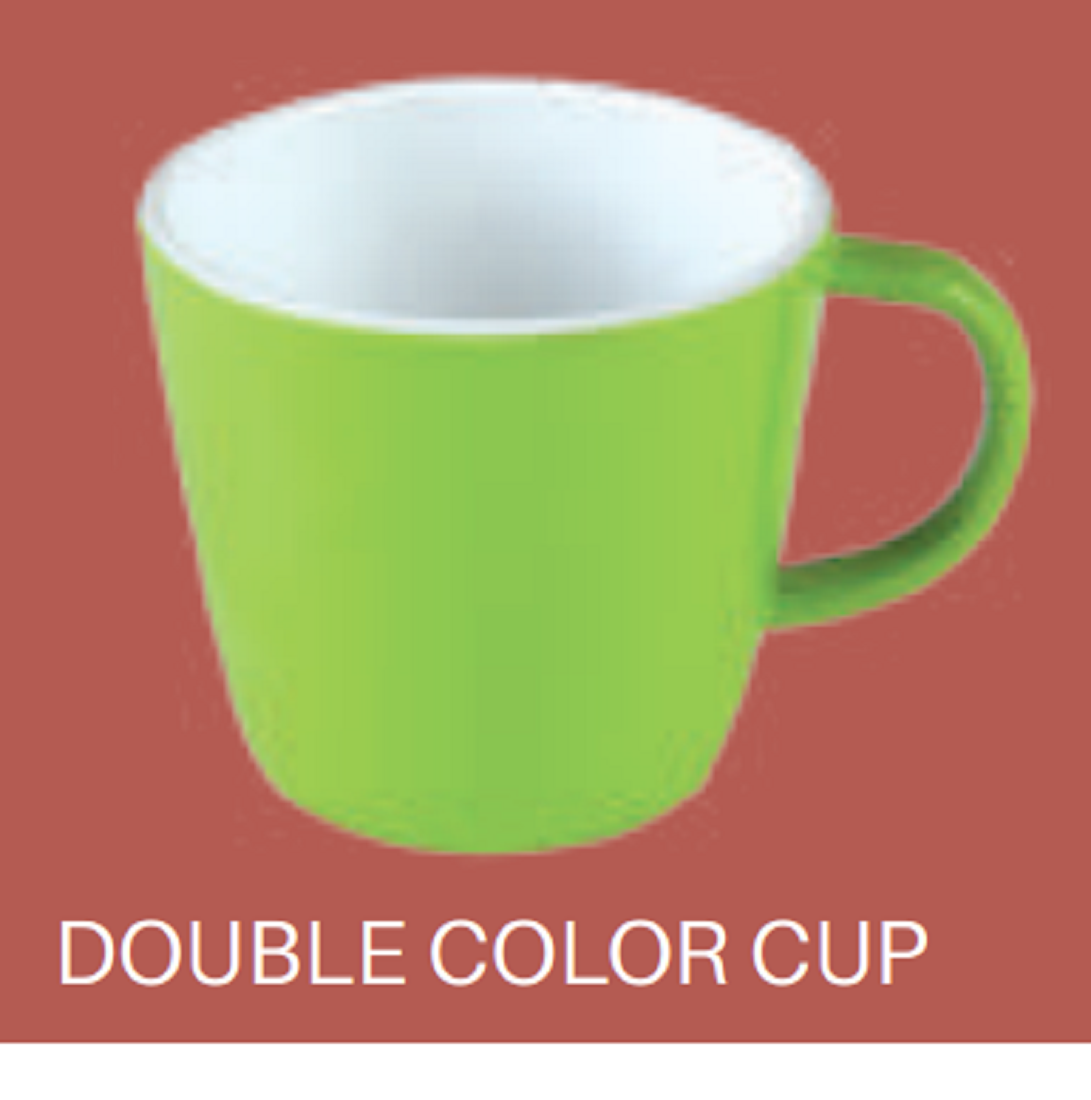 3" Double Color Cup-Assorted  brand Italiano