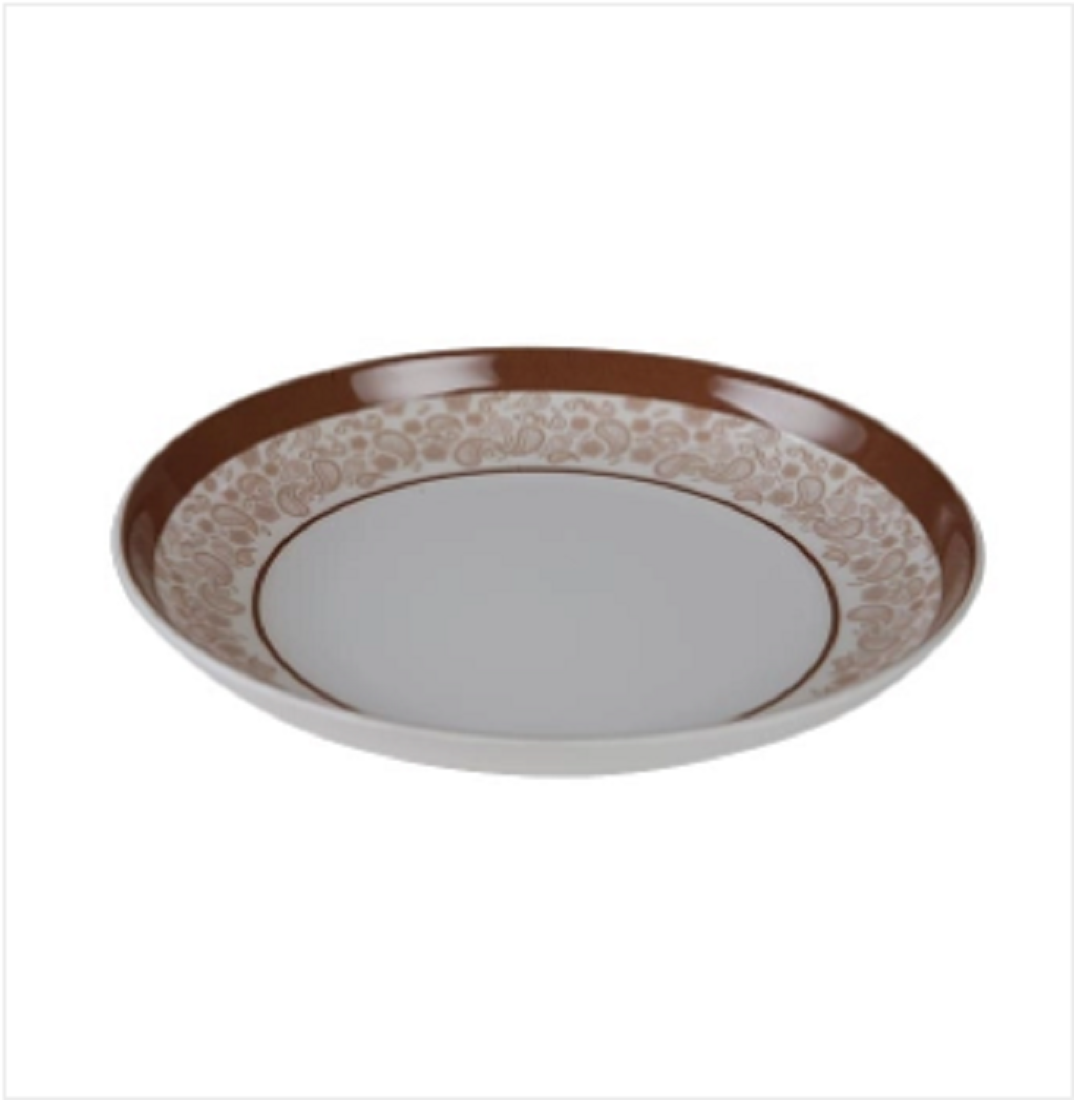 10" Coup Plate Golden Leaf Brand: Italiano