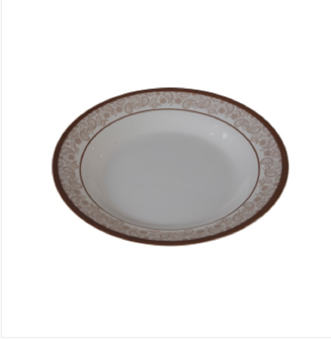 10" Meat Plate Golden Leaf Brand: Italiano