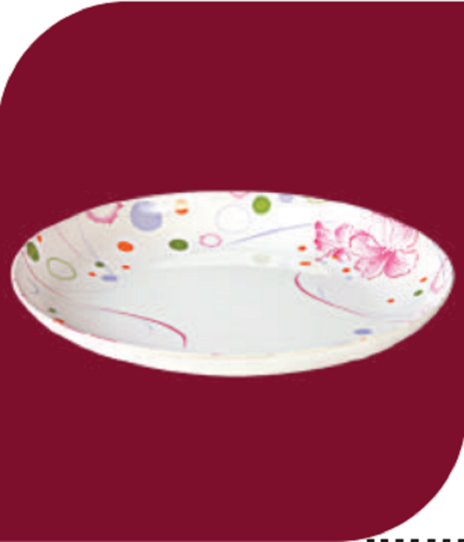 Camellia Coup Plate 10'' Brand: Italiano