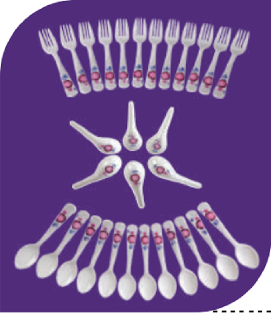 Lilac Soup Spoon 6 Pcs Set Brand: Italiano