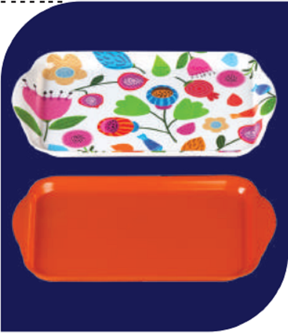 Tray 11.5??- Flowers Brand: Italiano