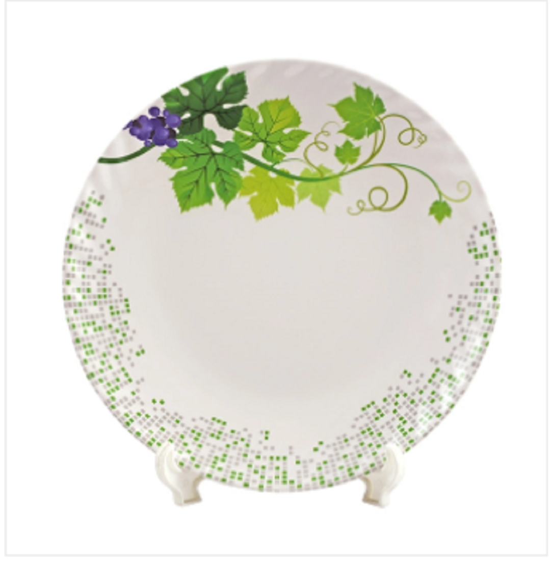 Italiano 10" Crazy Plate-Snowdrop Brand: Italiano