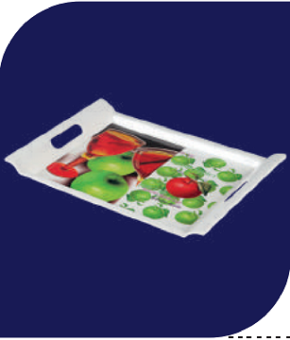 Autumn Apple 12.6" Rtg Handle Tray Brand: Italiano