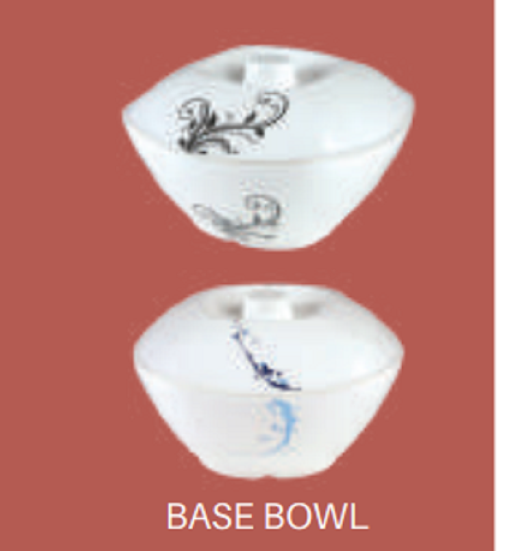 Base Bowl with Lid 8" -BLUE RAY  brand Italiano