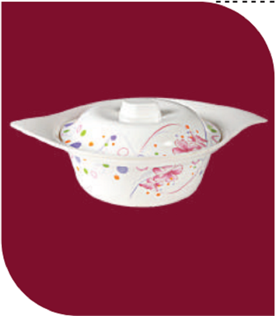 Camellia Flower Soup Bowl with LID Brand: Italiano