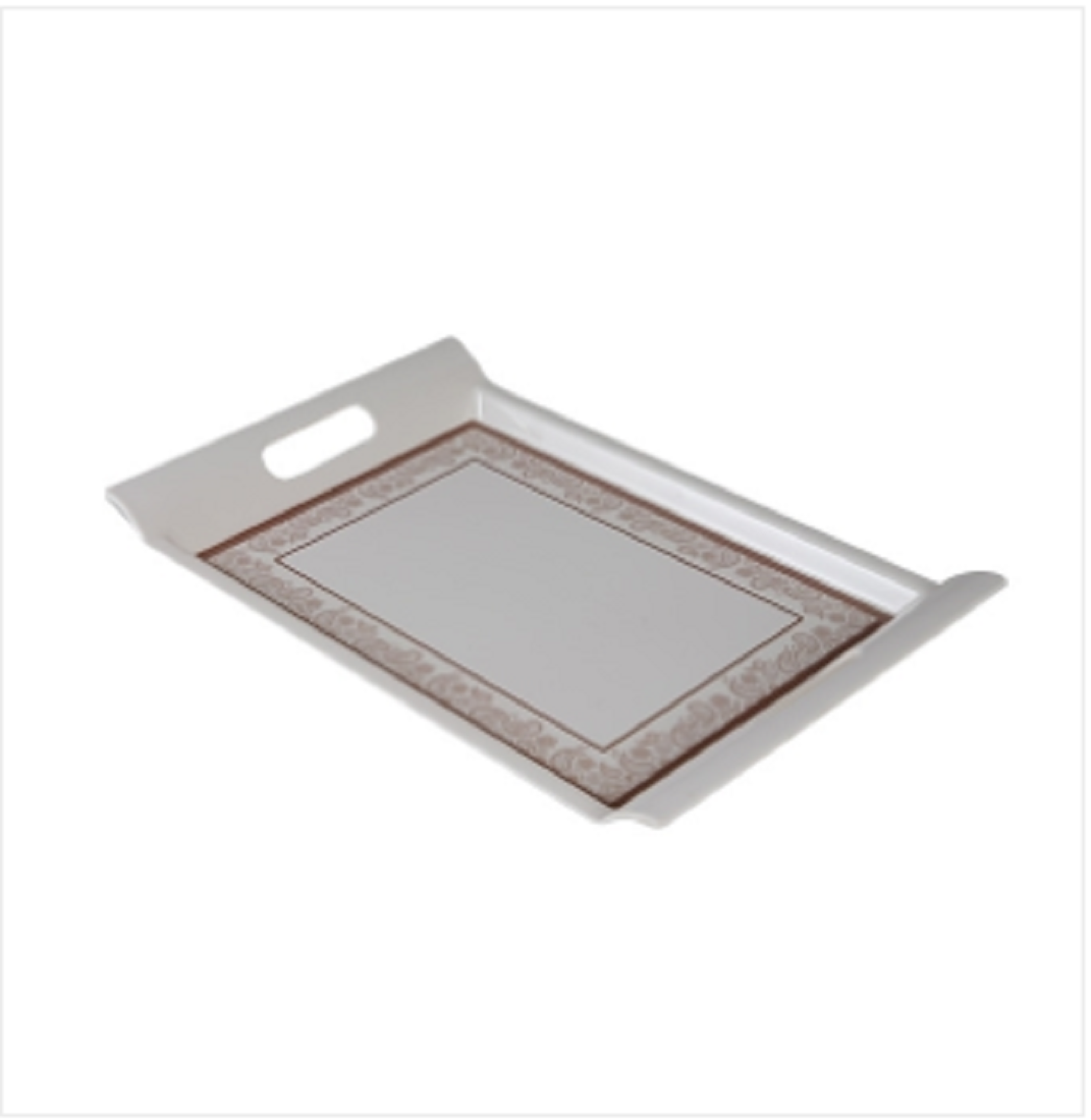 16" Rtg Handle Tray Golden Leaf Brand: Italiano