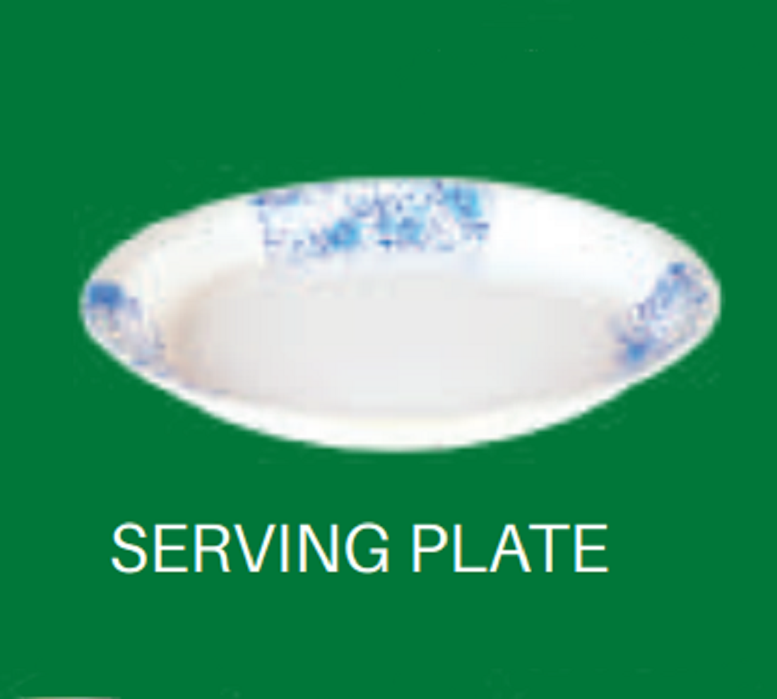 17.75" Serving Plate-Blue Bell Brand: Italiano
