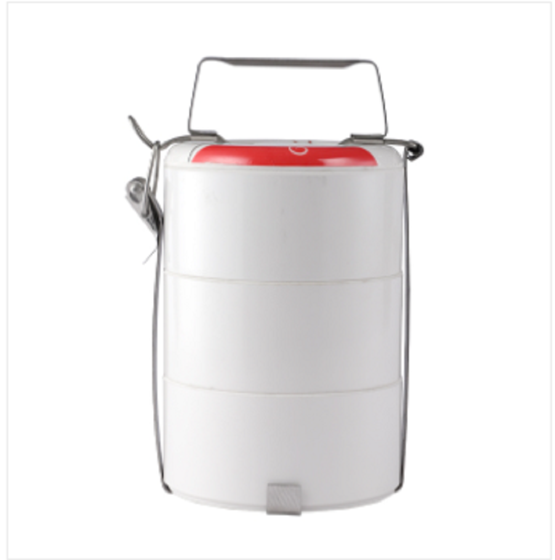 Italiano 3 Bati Square Tiffin Carrier