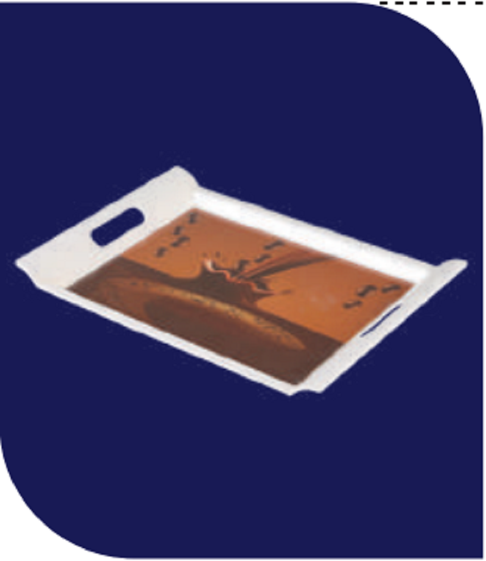 Coffee Splash 18" Rtg Handle Tray Brand: Italiano