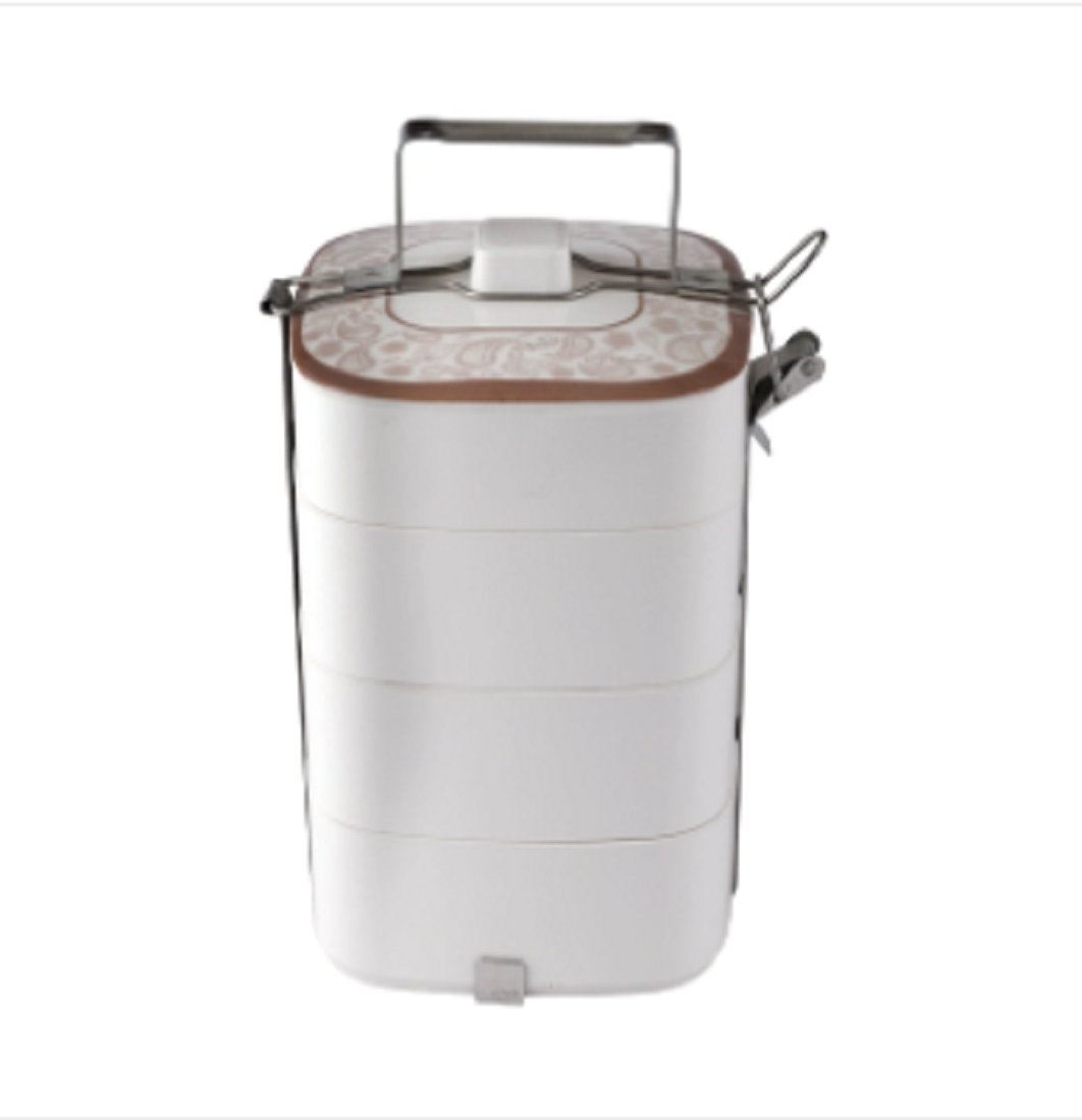 Italiano 4 Bati Square Tiffin Carrier