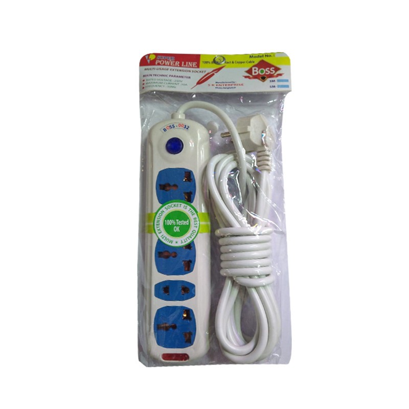Power Line Multi Plug 5m Cable (Model-032)