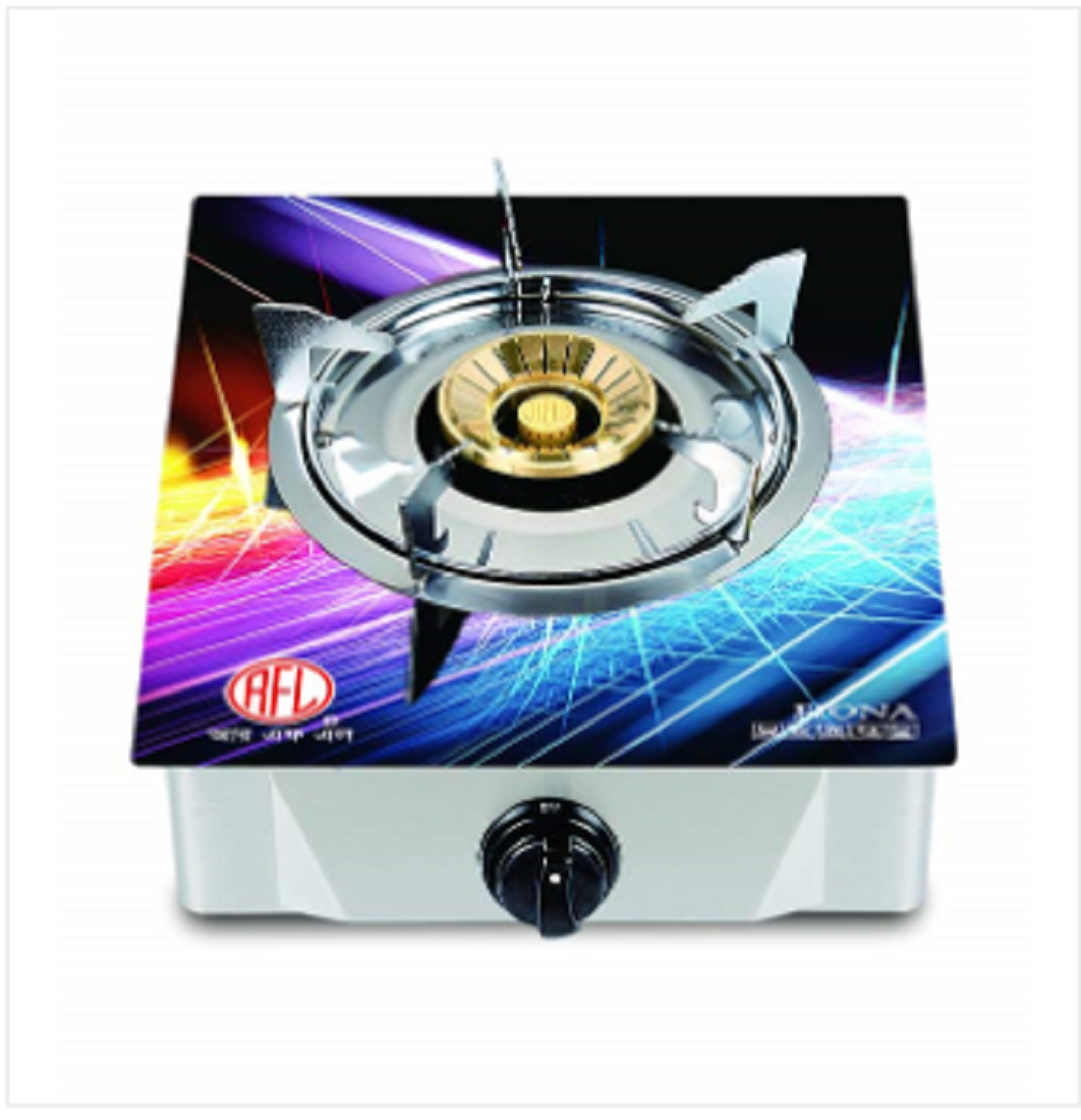 Single Glass Auto LPG Gas Stove Fiona