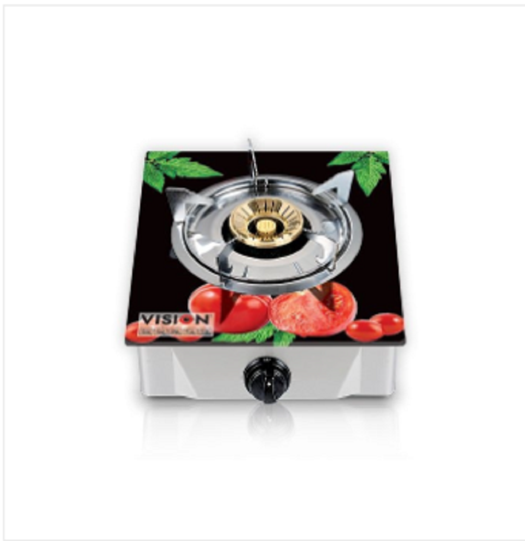 VISION LPG Single Glass Gas Stove Tomatino 3D