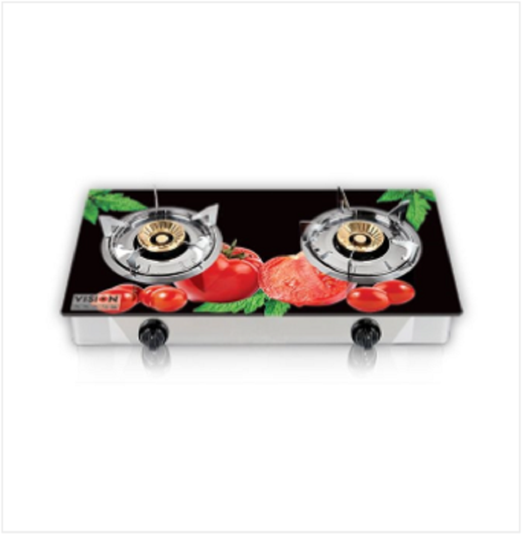 VISION NG Double Glass Gas Stove Tomatino 3D
