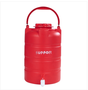 Support 20L BLOW Tank With TAP Red