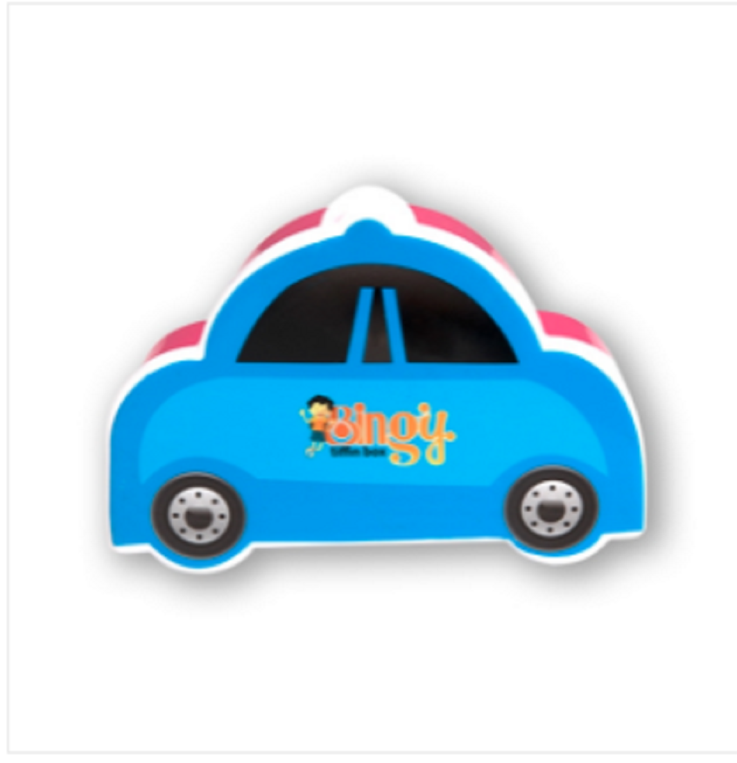 Promo Car Tiffin Box Light Blue