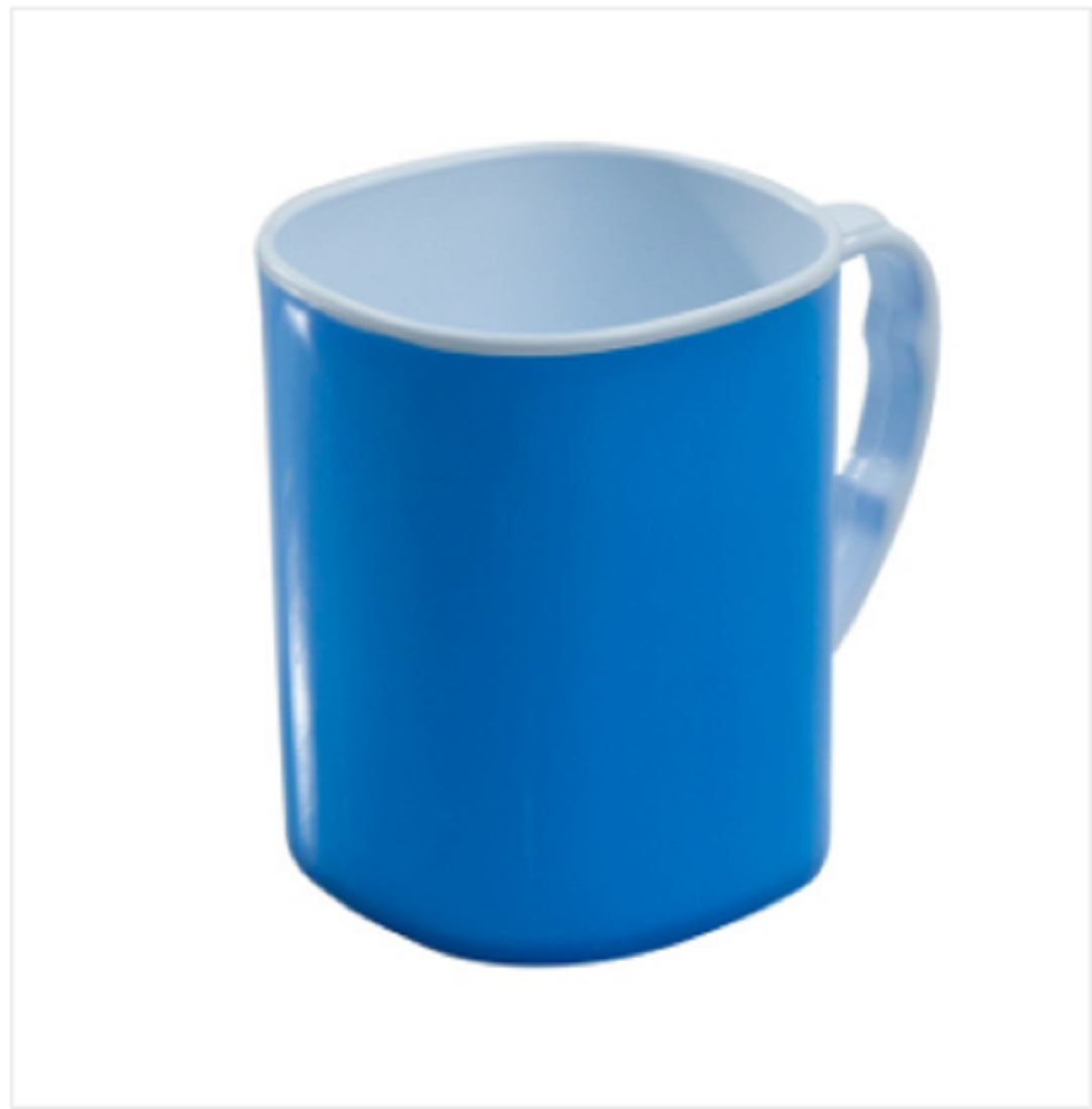 Royal Mug 400 Ml White & Trans Blue