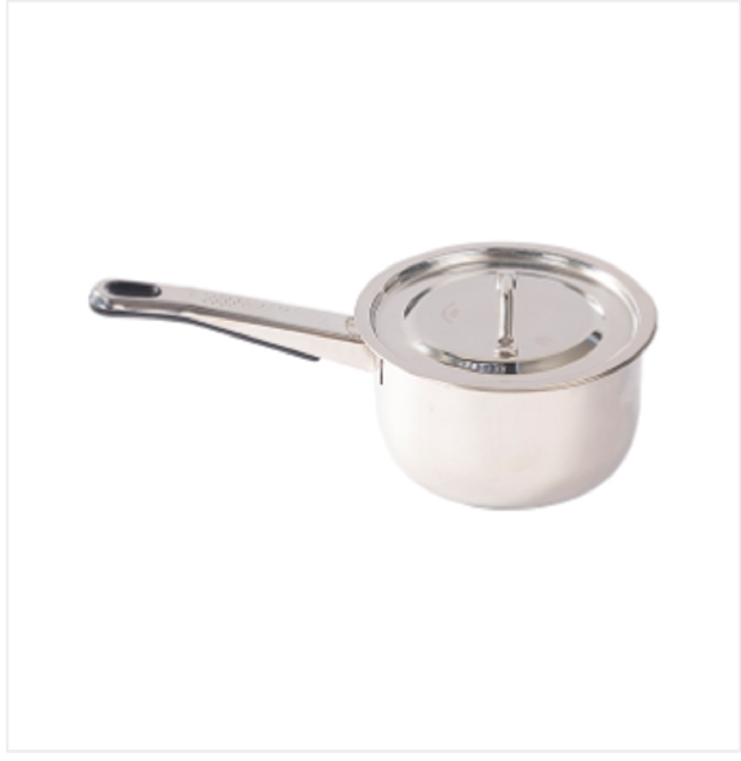 SS Sauce Pot With Lid 16cm