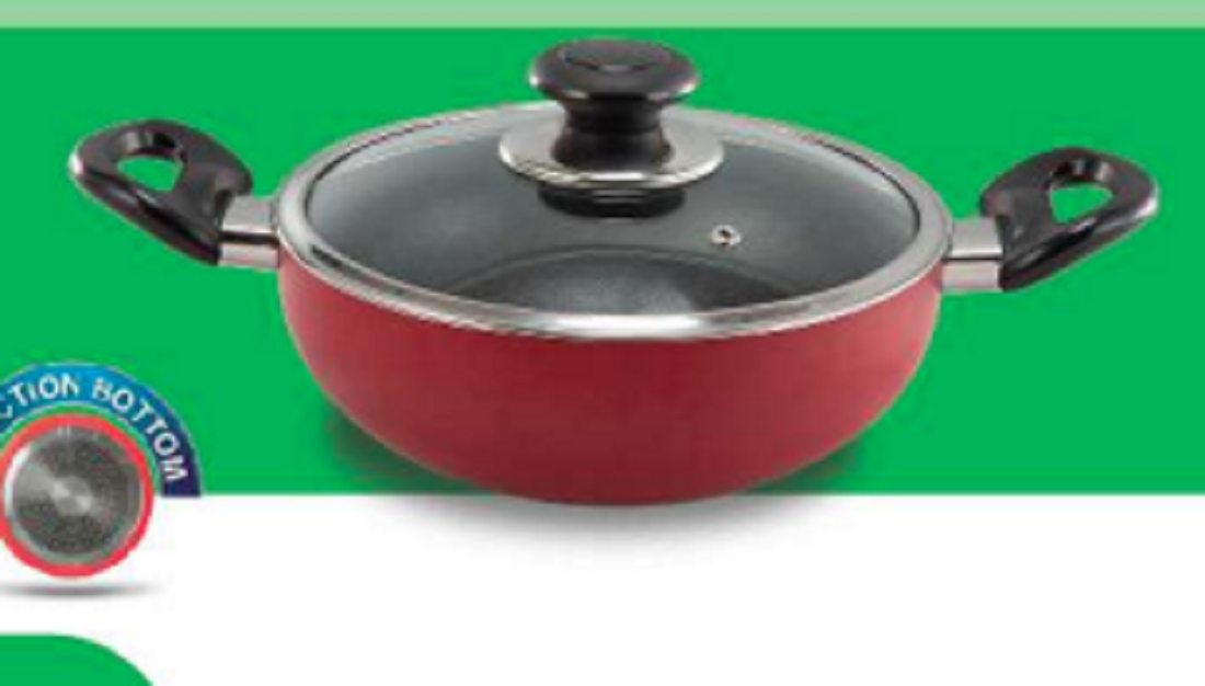 TPR NS Glamour Karai with Lid IB (Red) - 26 cm