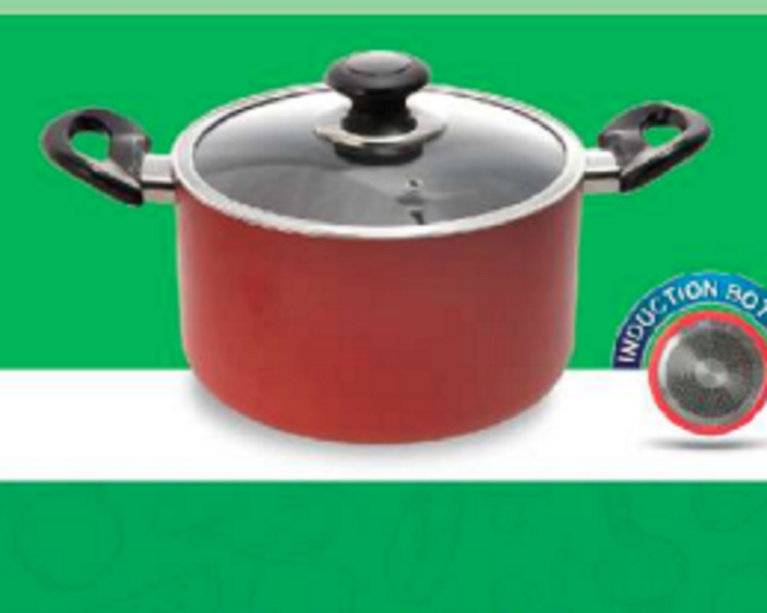 TPR NS Glamour Casserole With Lid IB (Red)-28cm