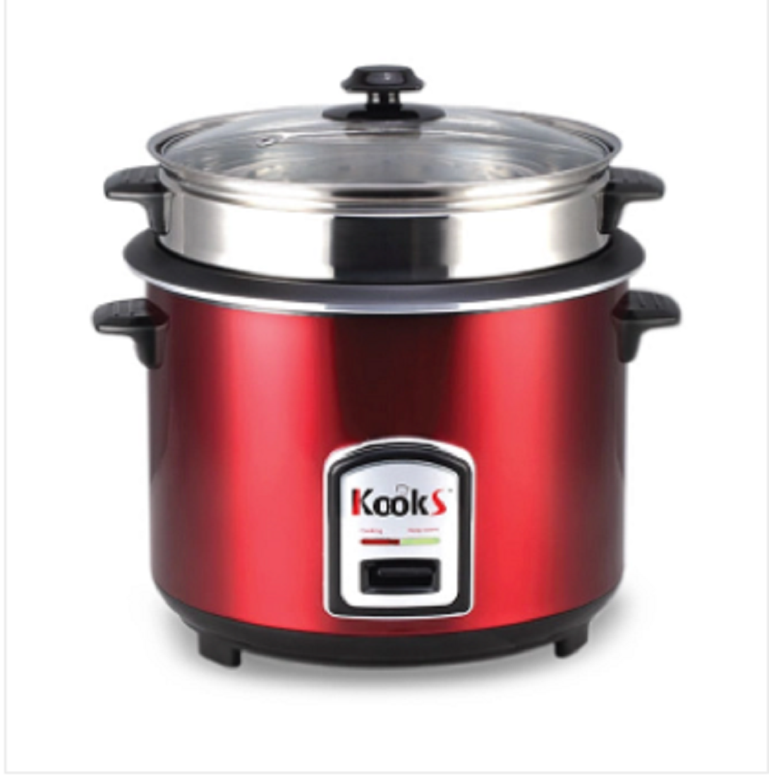 Kooks Rice Cooker 3L Double Pot (1100W)