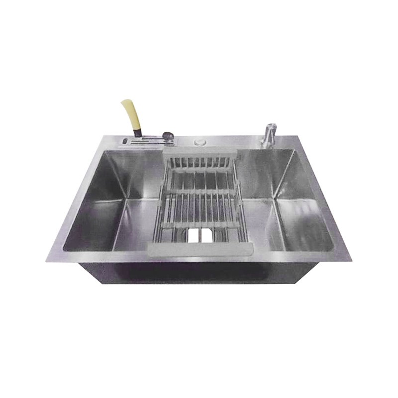 Homemade Kitchen Sink Size: 18" x 32"  Bowl Knife Holding System- Code: 12133