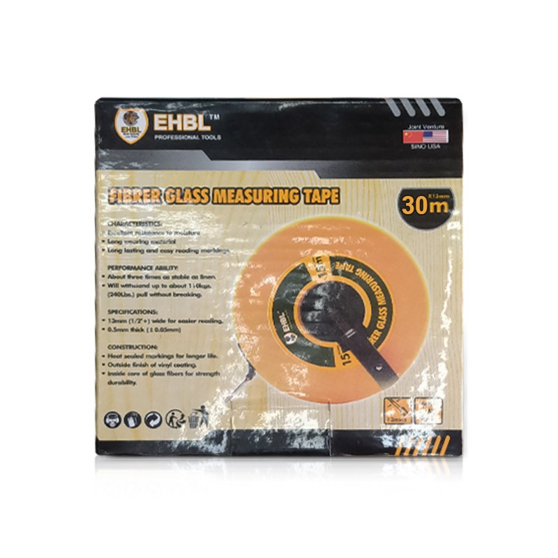 EHBL Fiverglass Tape Measure 100 Feet  -Code: 13110