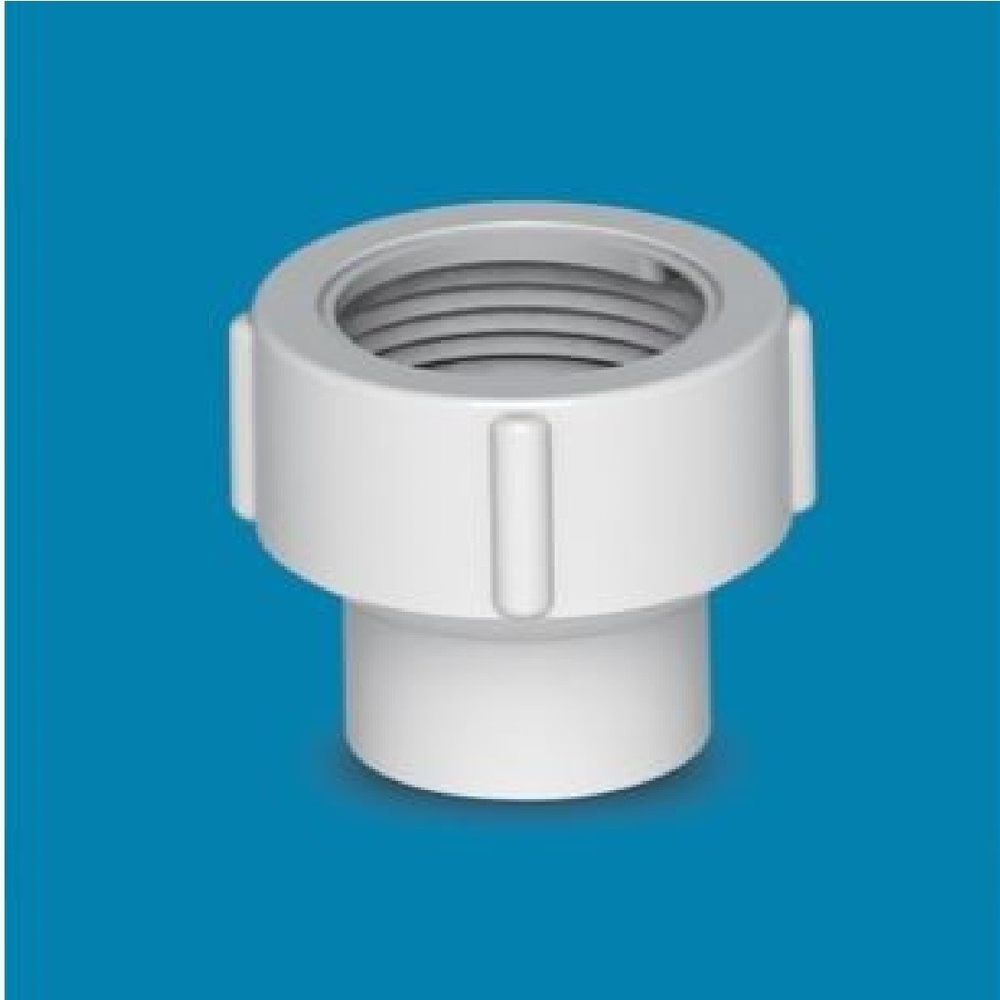UPVC Thread Reduce Socket 3/4" X 1/2" White AAAH Code 0452