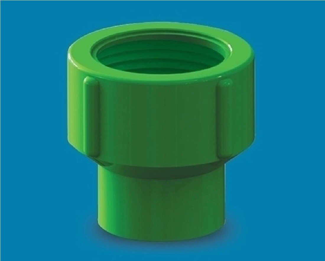 UPVC Thread R-Socket 1.5'' X 1'' Green AAAH Code 0441