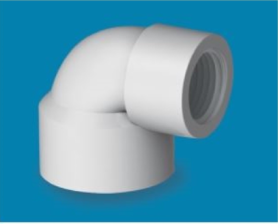 RFL UPVC Thread Elbow 1.25" White