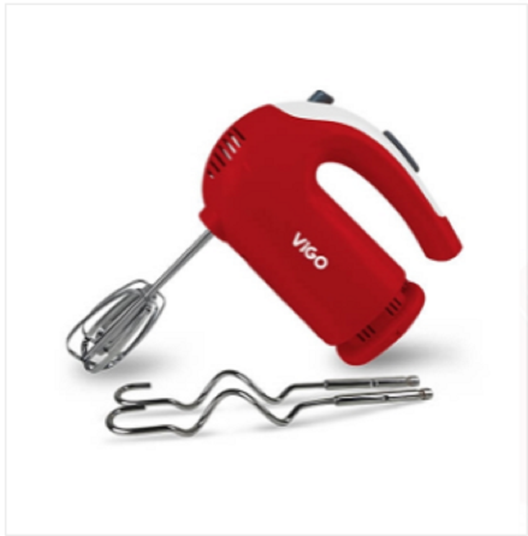 ViGO Electric Hand Mixer-HM 003 ( 2 Hooks And 2 Beaters)